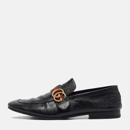 Gucci: Чёрные туфли  GG Marmont