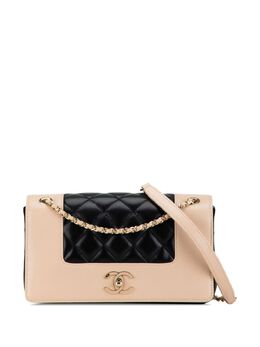 CHANEL Pre-Owned: Двухцветная сумка через плечо 