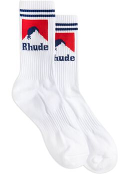 RHUDE: Белые носки 