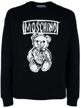 Moschino: Свитшот с принтом 
