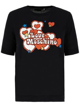 Love Moschino: Трикотажная футболка 