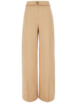 Alberta Ferretti: Бежевые брюки 