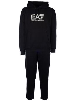 Ea7 Emporio Armani: Чёрные брюки 