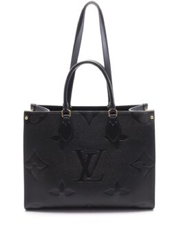 Louis Vuitton Pre-Owned: Чёрная сумка-шоппер 