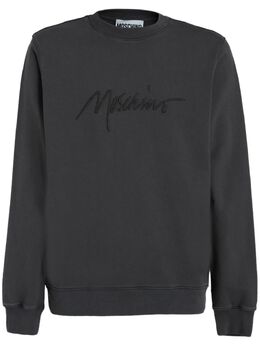 Moschino: Чёрный свитшот 