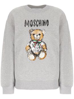 Moschino: Свитшот  Teddy Bear с принтом