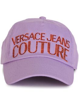 Versace Jeans Couture: Фиолетовая кепка 