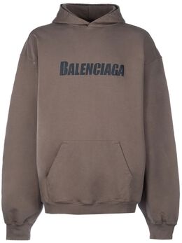 Balenciaga: Толстовка с принтом 