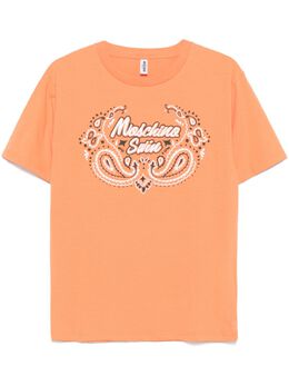 Moschino: Футболка с принтом 