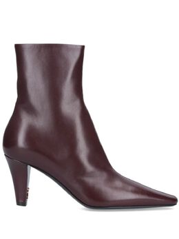 Saint Laurent: Коричневые ботинки 