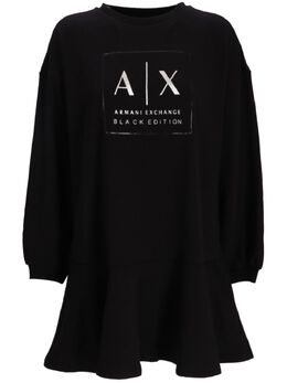 Armani Exchange: Платье с принтом 