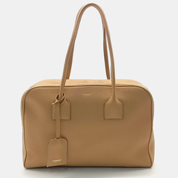 Burberry: Бежевая сумка  Cube
