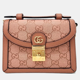 Gucci: Розовая сумка  Ophidia GG