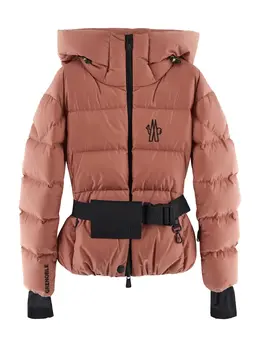 Moncler Grenoble: Розовая куртка 