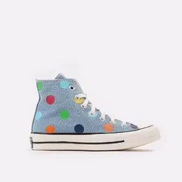 Converse: Голубые кеды  Chuck 70