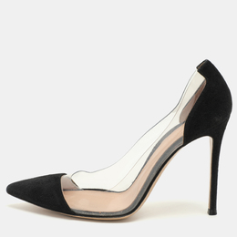 Gianvito Rossi: Чёрные туфли  Plexi