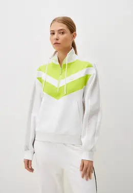 Lacoste: Белая толстовка 