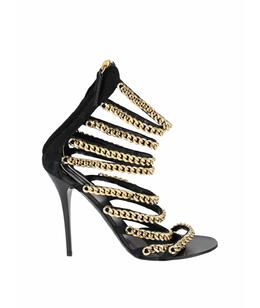 GIUSEPPE ZANOTTI DESIGN: Чёрные босоножки 