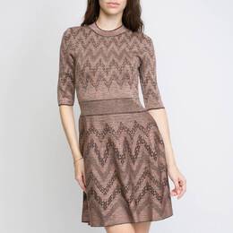 M Missoni: Коричневое платье 