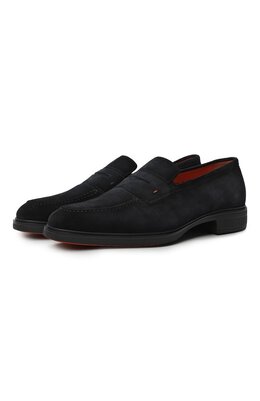 Santoni: Синие туфли 