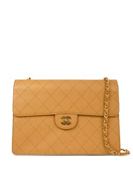 CHANEL Pre-Owned: Бежевая сумка 