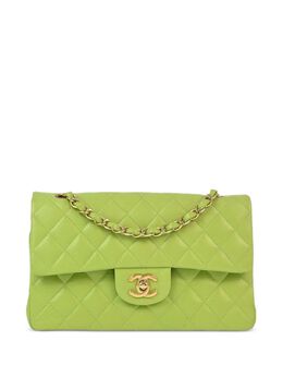 CHANEL Pre-Owned: Зелёная сумка 