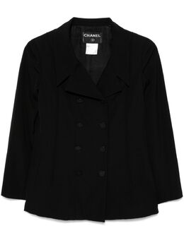CHANEL Pre-Owned: Чёрная куртка 