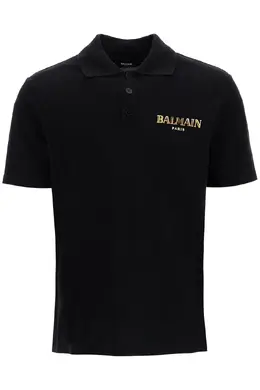 Balmain: Чёрное поло 