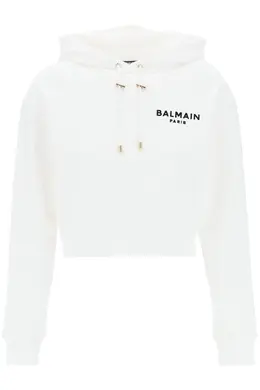 Balmain: Белая толстовка 