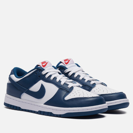 Nike: Синие кроссовки  Dunk Low Retro