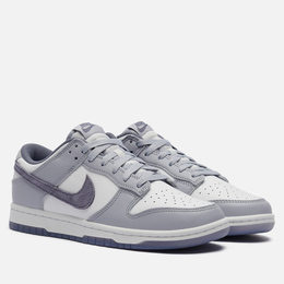 Nike: Серые кроссовки  Dunk Low Retro