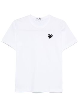 Comme Des Garcons Play: Хлопковая футболка 