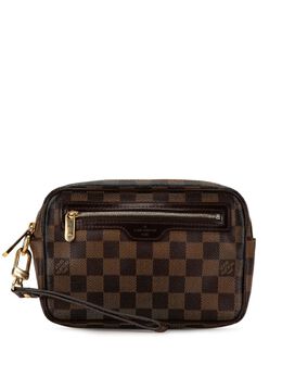 Louis Vuitton Pre-Owned: Коричневый клатч 