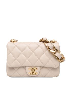 CHANEL Pre-Owned: Коричневая сумка 