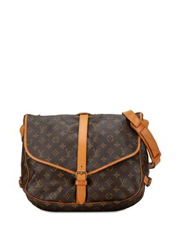 Louis Vuitton Pre-Owned: Коричневая сумка через плечо 