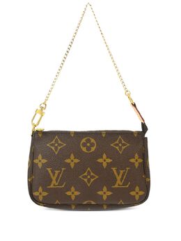 Louis Vuitton Pre-Owned: Коричневый клатч 