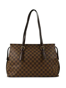 Louis Vuitton Pre-Owned: Коричневая сумка-шоппер 