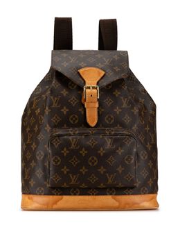 Louis Vuitton Pre-Owned: Коричневый рюкзак 