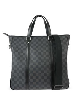 Louis Vuitton Pre-Owned: Чёрная сумка-шоппер 