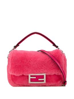 Fendi Pre-Owned: Розовая сумка 