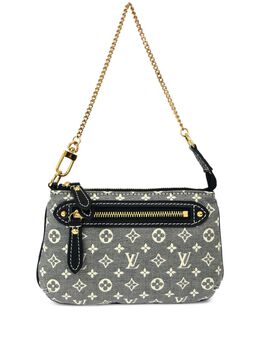 Louis Vuitton Pre-Owned: Синий клатч 