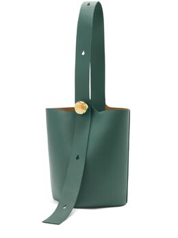 LOEWE: Зелёная сумка  Bucket