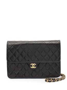 CHANEL Pre-Owned: Чёрная сумка 