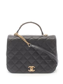 CHANEL Pre-Owned: Чёрная сумка 