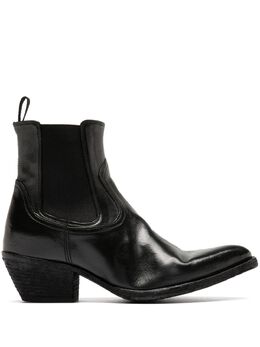 Officine Creative: Чёрные ботинки 
