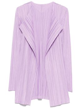 Pleats Please Issey Miyake: Фиолетовая куртка 