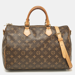 Louis Vuitton: Коричневая сумка  Speedy