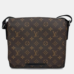 Louis Vuitton: Коричневая сумка 