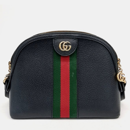 Gucci: Чёрная сумка через плечо  Ophidia