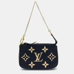 Louis Vuitton: Бежевая сумка  Pochette